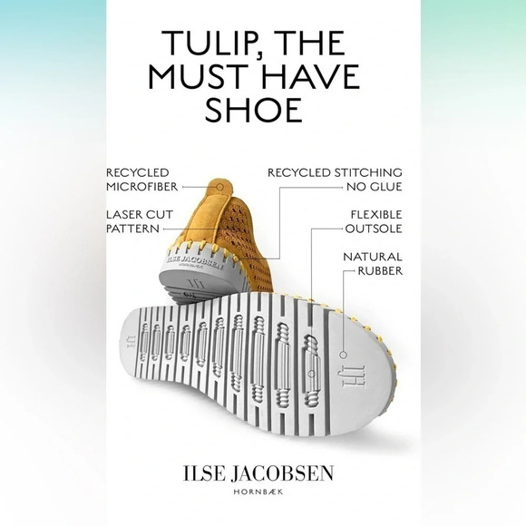 ILSE JACOBSEN HORNBAEK Women's Tulip 139 Flat | Slip-On Low-Top tan sz 8.5-9 - Picture 11 of 11